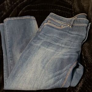 White House Black Market Dark Blue Straight Leg Jeans